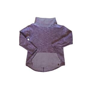 Burton Women’s Purple Cowl Neck Pullover Sweatshirt Size S Apres Ski OutdoorCore